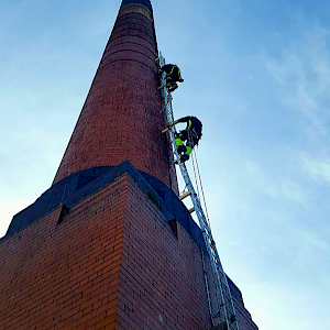 Steeplejack Services for maintenance of chimney stacks, cooling towers, flare stacks and all other high and unconventional structures.