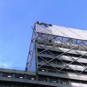 Equinox Carries out Re-Coating Works at Canary Wharf