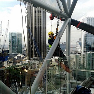 Equinox Carries out Re-Coating Works at Canary Wharf