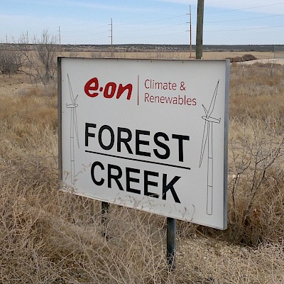 Forest Creek Wind Farm. Big Springs, Texas USA 2011 - Wind Turbine Services