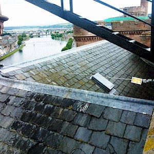 Equinox Installs Fall Protection at Inverness Castle