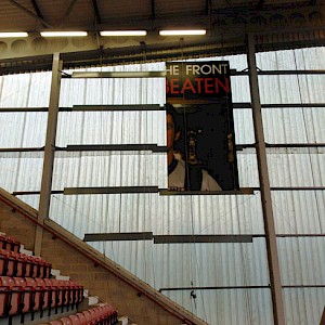 Equinox Installs Memorial Banner at East End Park Stadium