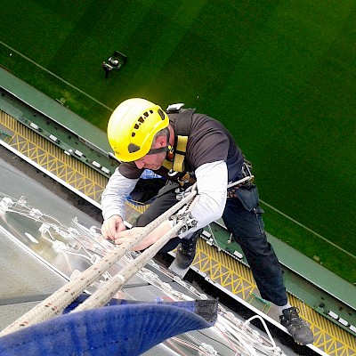 Celtic Park Stadium Parkhead Glasgow 2012 - Industrial Rope Access