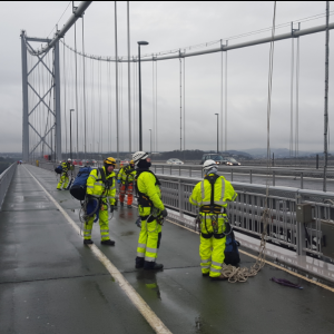 Equinox carries out emergency NDT inspections on the Forth Road Bridge