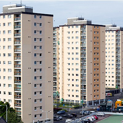 Kirkcaldy Flats 2014 - Lightning Protection and Earthing