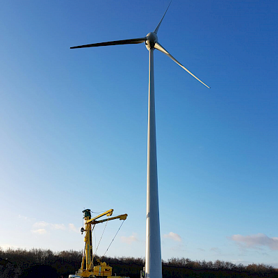 Stewart's Tower Diary Wind Turbine 2013 - Lightning Protection and Earthing