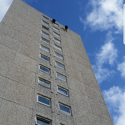 Edinburgh High Rise Flats 2015 - Industrial Rope Access