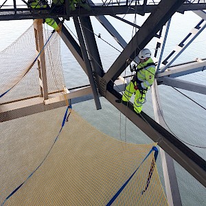 Equinox Access Installs Dropped Object Netting