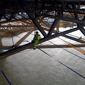 Equinox Access Installs Dropped Object Netting