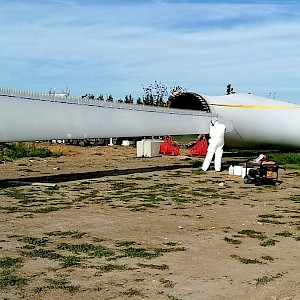 Equinox Carries out Full Blade Repaint, Idaho Falls, USA