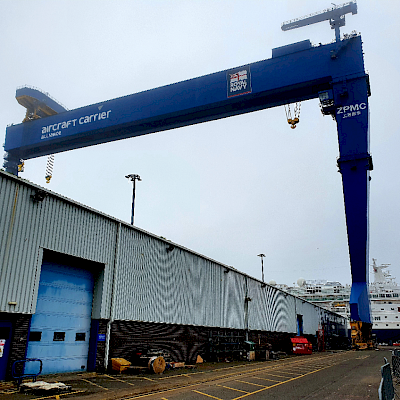 Goliath Crane, Rosyth Royal Dockyard 2020 - Industrial Rope Access