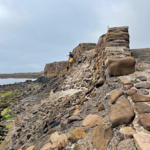 Equinox Carries Out Stabilisation Works At Crail Harbour Wall