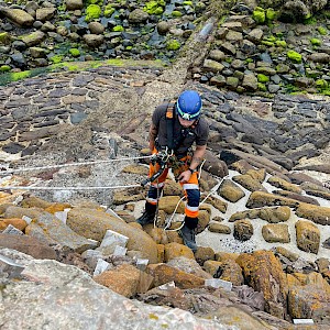 Equinox Carries Out Stabilisation Works At Crail Harbour Wall