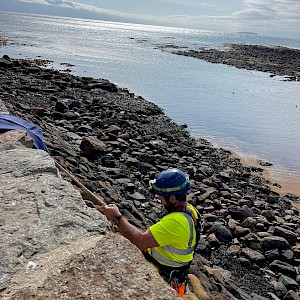 Equinox Carries Out Stabilisation Works At Crail Harbour Wall