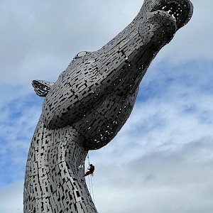 Equinox Carries Out Inspections of The Famous Kelpies