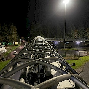 Equinox Carries Out Cleaning of The Harthill Footbridge